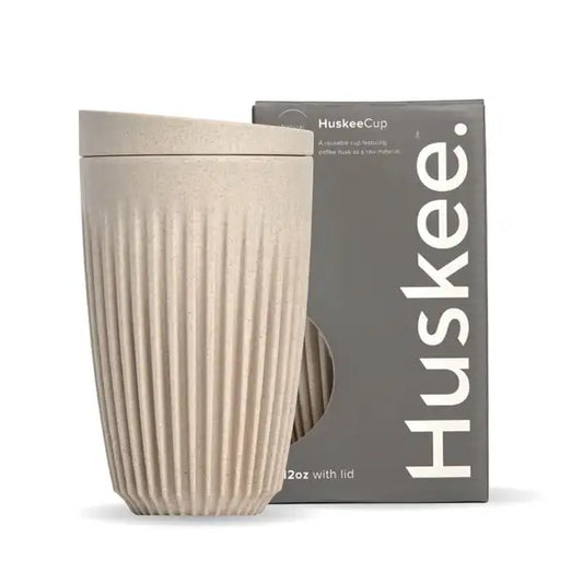 12oz HuskeeCup and lid (x12) - natural