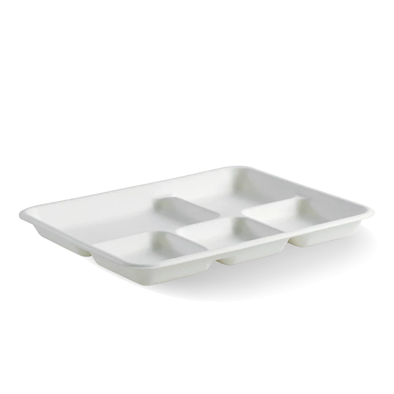 Tabaka me 5 ndarje - 260x209x25mm - e bardhë