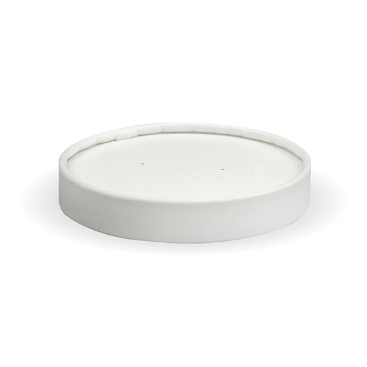 250 ml (8oz) Kapakë letre BioBowl - të bardha