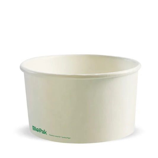 1000ml Large BioBowl - FSC Mix - e bardhë