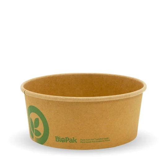 750 ml Medium BioBowl - kraft-look i printuar