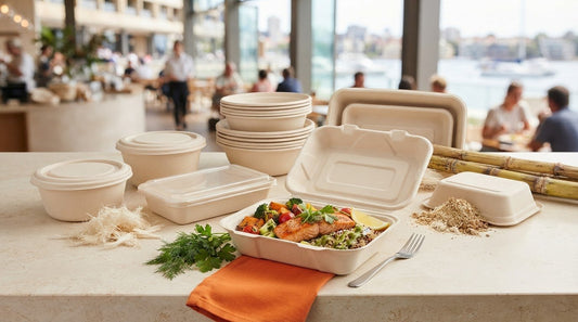 Bagasse Food Containers: 2026 Australian Hospitality Guide