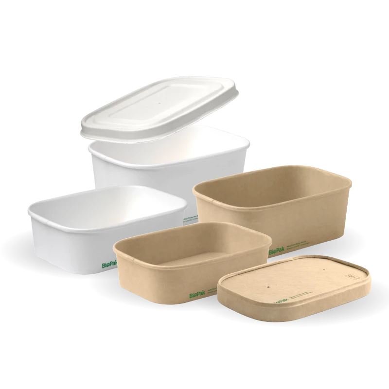 FSC Rectangular Containers & Lids | Order Now | Goodies Distribution