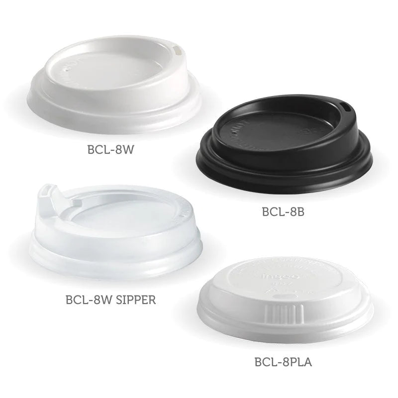 PLA, Pulp & Plastic Lids | Order Now | Goodies Distribution