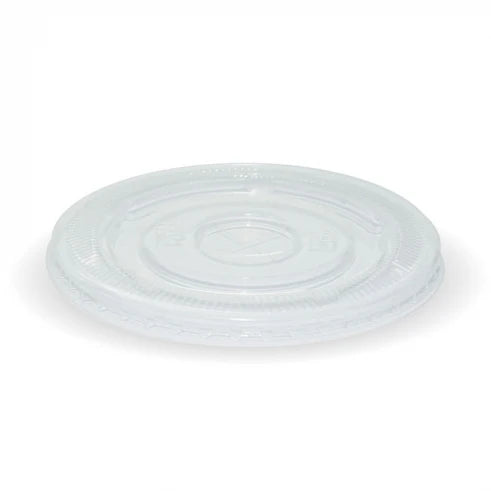 90mm PLA large lid - straw slot - clear