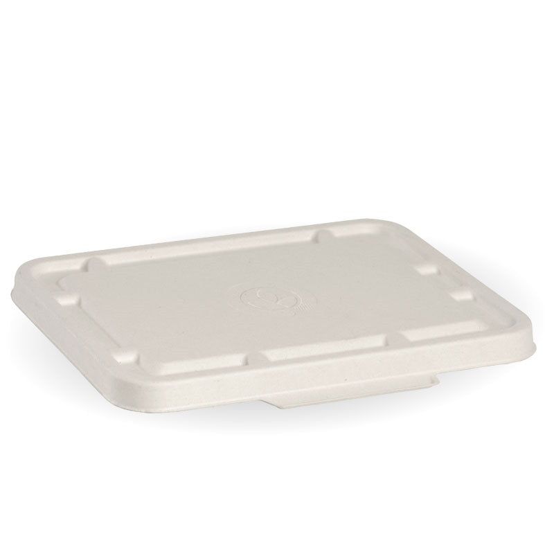 2 and 3 compartment sugarcane lid - white