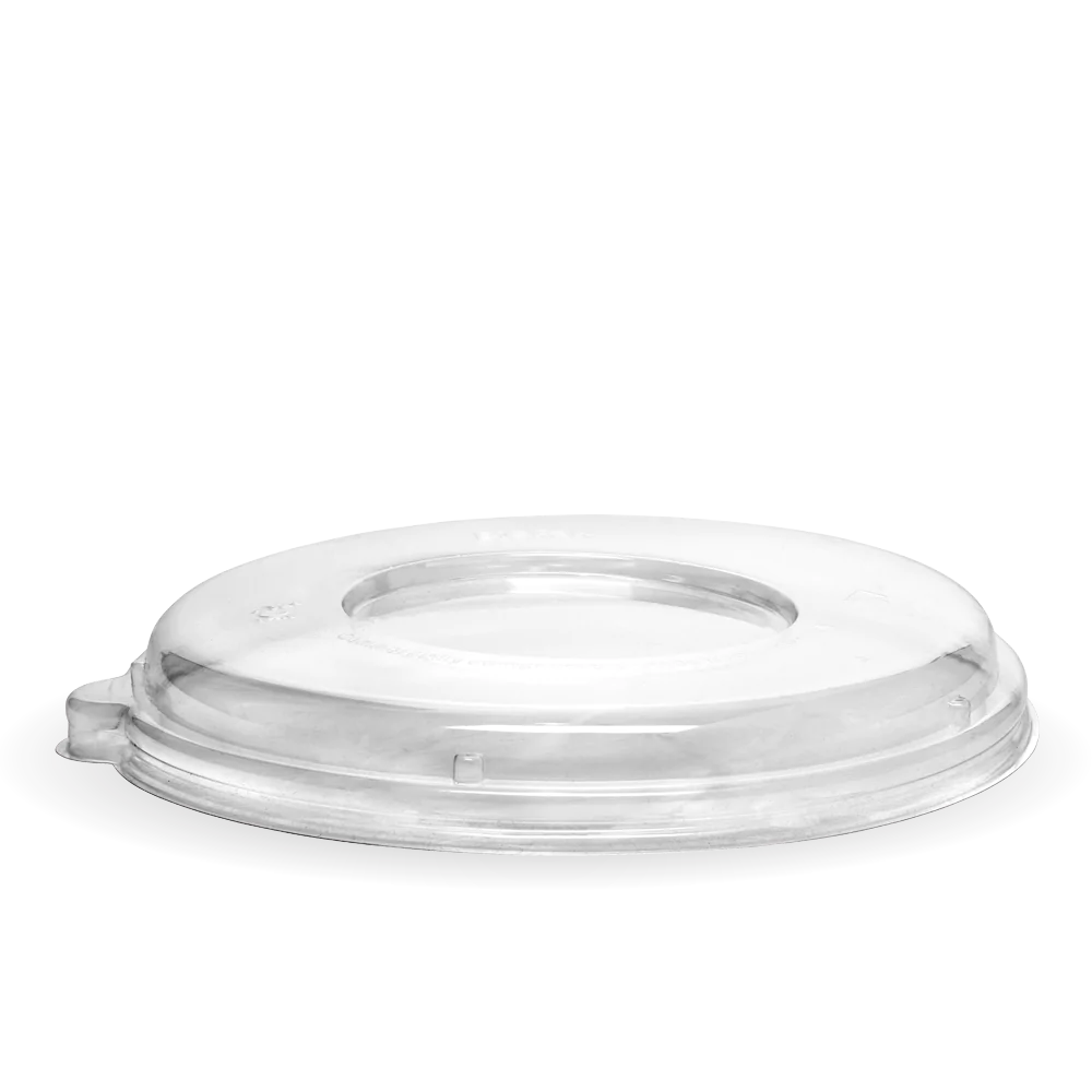 800-1180ml (24-40oz) bowl PLA lid - clear [400 PER CARTON]