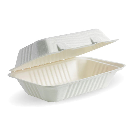 23x15x8cm (9x6x3") clamshell - natural