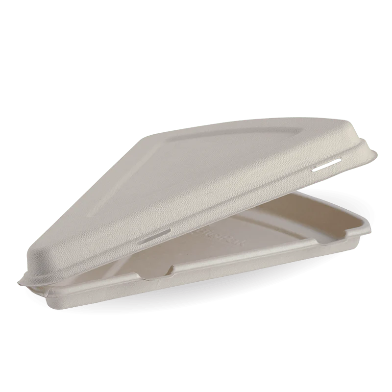 28x16x4cm (9") pizza slice clamshell - natural [250 PER CARTON]