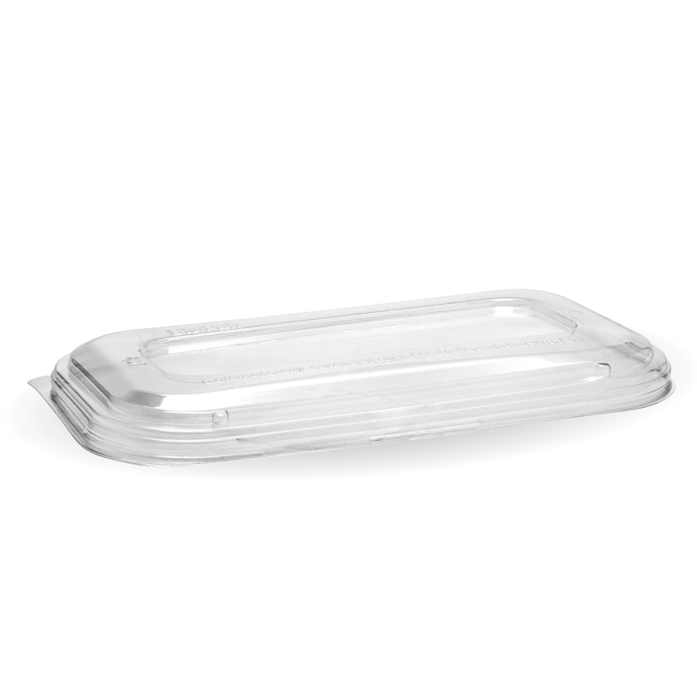 750 and 1000ml PLA Lid - clear [500 PER CARTON]