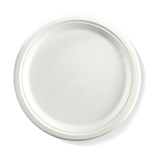 25cm (10") round plate - white