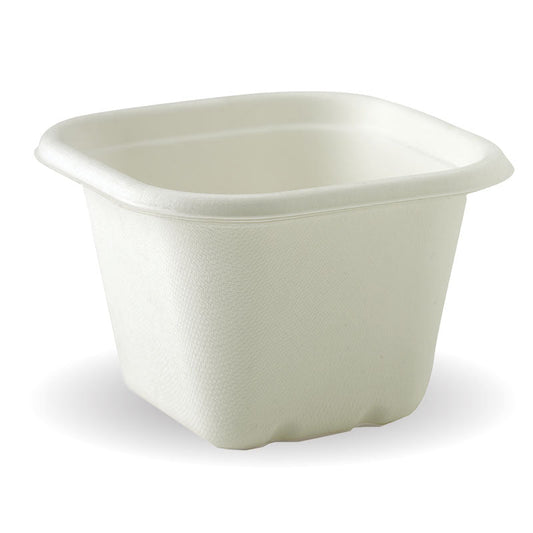 630ml base - 130x130x90mm - white [600 PER CARTON]