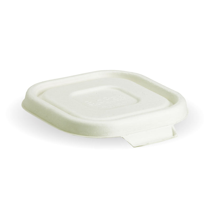280 480 and 630ml base plant fibre lid - white [600 PER CARTON]