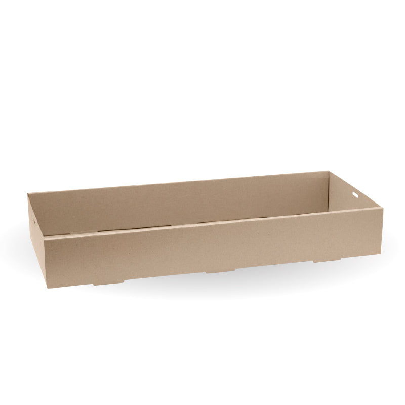 BioBoard Catering Tray - Large - FSC Recycled - kraft [50 PER CARTON]