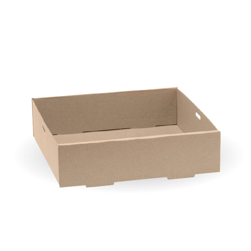 BioBoard Catering Tray - Medium - FSC Recycled - kraft [100 PER CARTON]