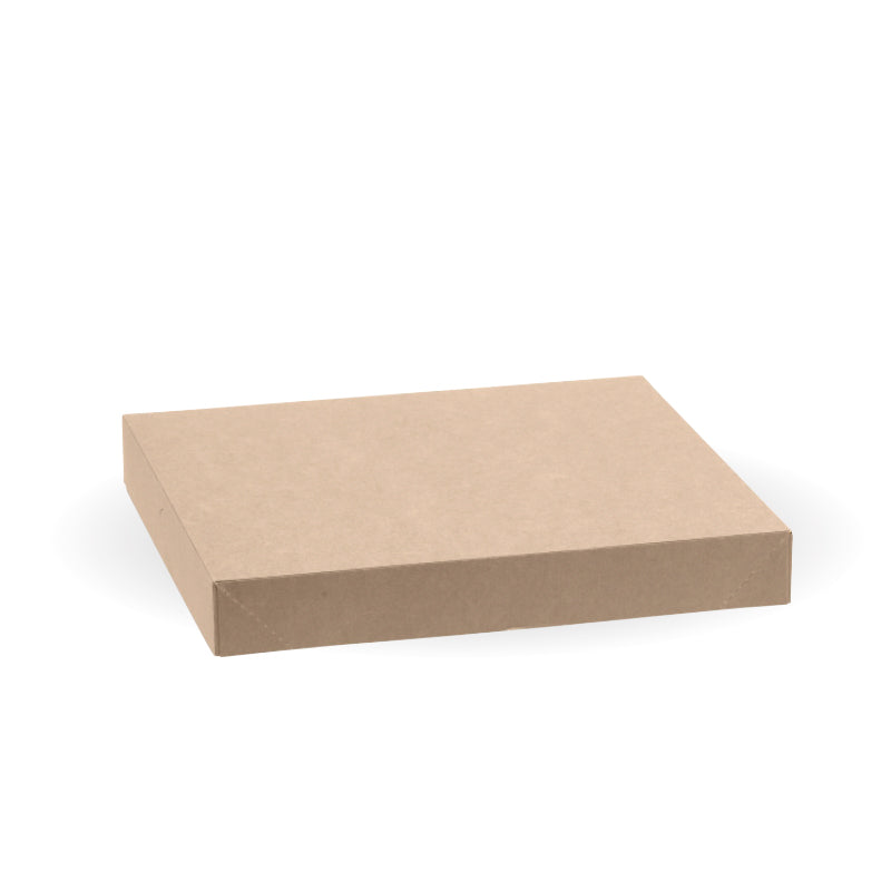 BioBoard Catering Tray Paper Lid - Small - kraft [100 PER CARTON]