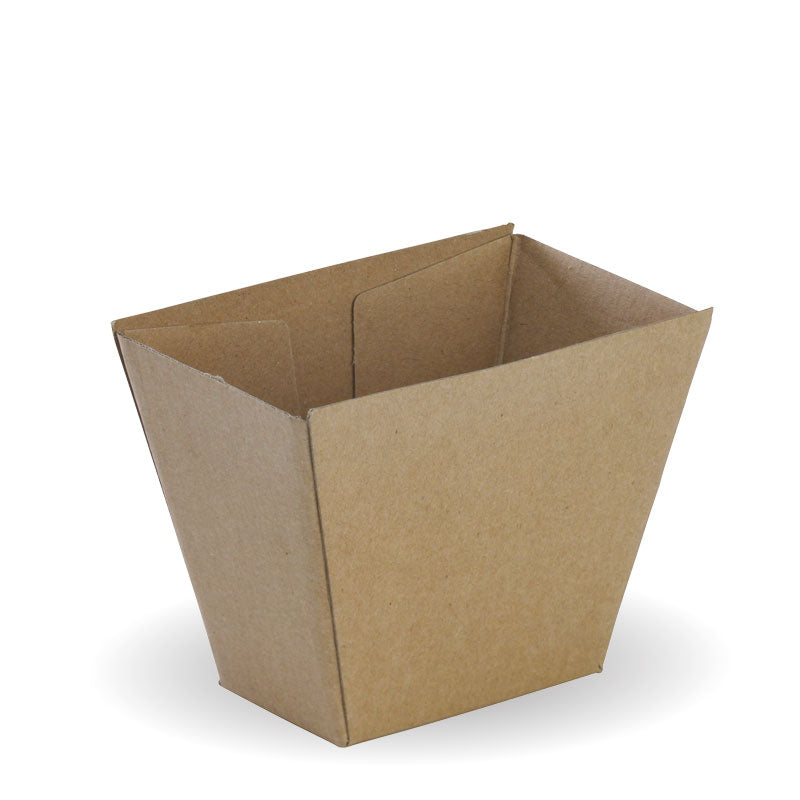 Chip box - 70 x 45 x 90mm - kraft [500 PER CARTON]