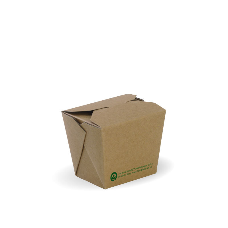 Kuti petë 480 ml (16oz) - Përzierje FSC - me pamje kraft të printuar