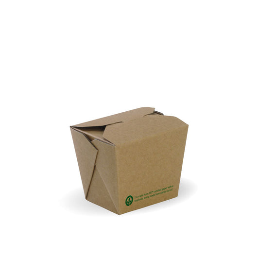 480ml (16oz) noodle box - printed kraft-look