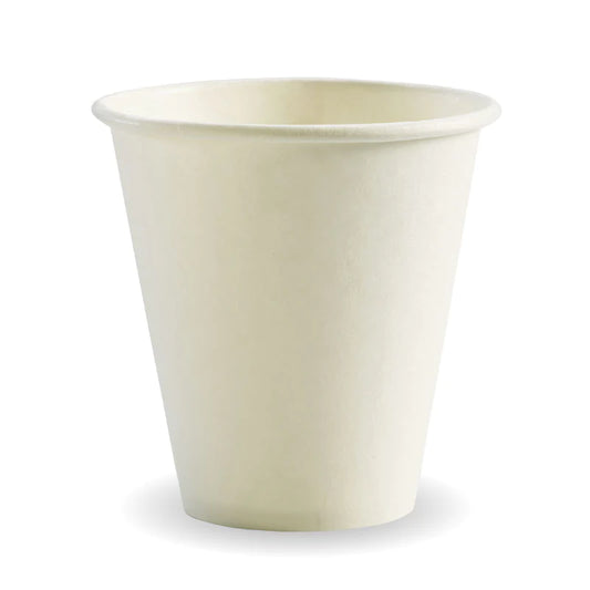 280ml (8oz) (90mm) cup (fits large lids) - white [1000 PER CARTON]