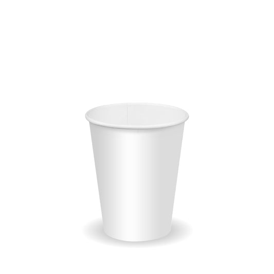 280ml / 8oz (80mm) cold paper cup - white [1000 PER CARTON]