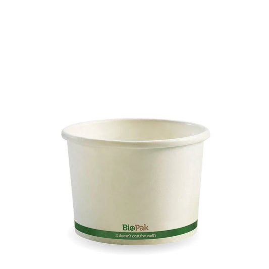 250ml (8oz) bowl FSC Mix - white green stripe