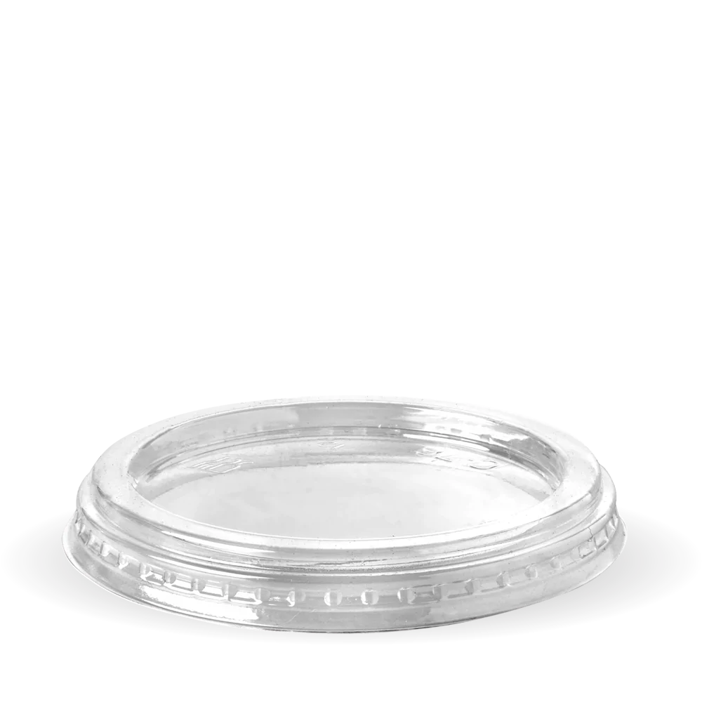 60ml sauce and 150-280ml cup flat lid - clear [1000 PER CARTON]