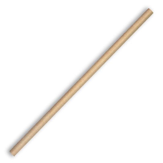 6mm regular paper straw - kraft