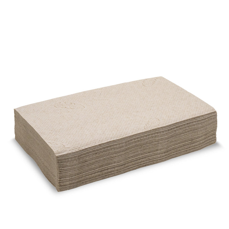 2-ply quilted single saver BioDispenser napkin - natural [6000 PER CARTON]