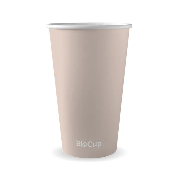 510ml (16oz) cup (fits large lids) - stone [1000 PER CARTON]