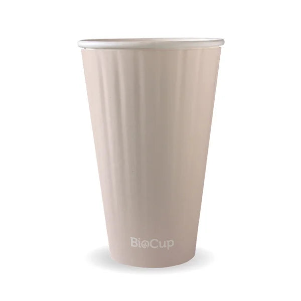 460ml (16oz) cup D/W (fits large lids) - stone [600 PER CARTON]