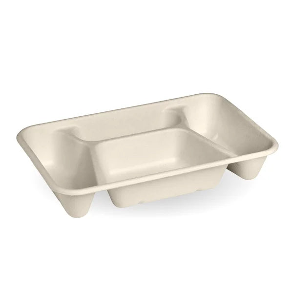 4-compartment base - natural [300 PER CARTON]