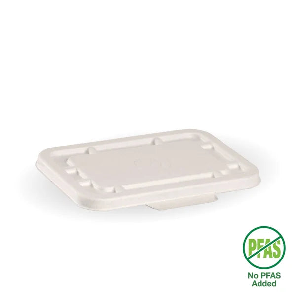 500 and 600ml base PET lid - clear [500 PER CARTON]