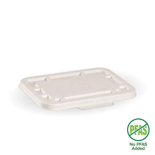 500 and 600ml base PET lid - clear [500 PER CARTON]
