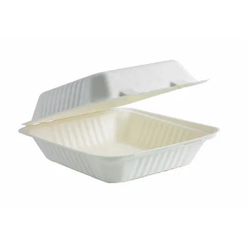 20x22x9cm (7.8x8x3") clamshell - white