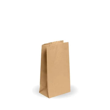 #4 SOS paper bag - 127 x 235 x 77mm - kraft [2000 PER CARTON]