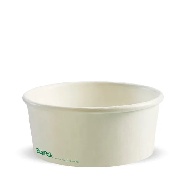 750ml medium bowl - white [400 PER CARTON]