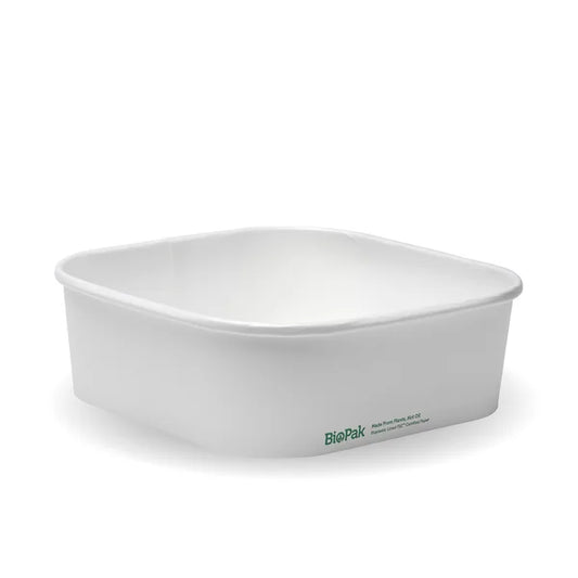1000ml square container with lining (320gsm) FSC Mix - white