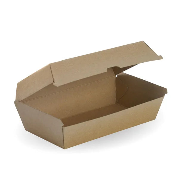 Large snack box - 204 x107 x84mm - kraft [200 PER CARTON]