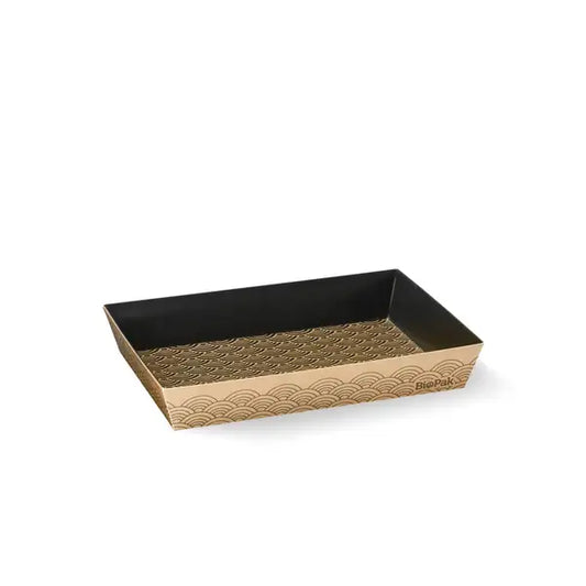 Small sushi tray FSC Mix - kraft and black