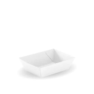 Tray #1 - 131 x 91 x 50mm - white [500 PER CARTON]