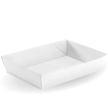 Tray #4 - 228 x 152 x 45mm - white [250 PER CARTON]