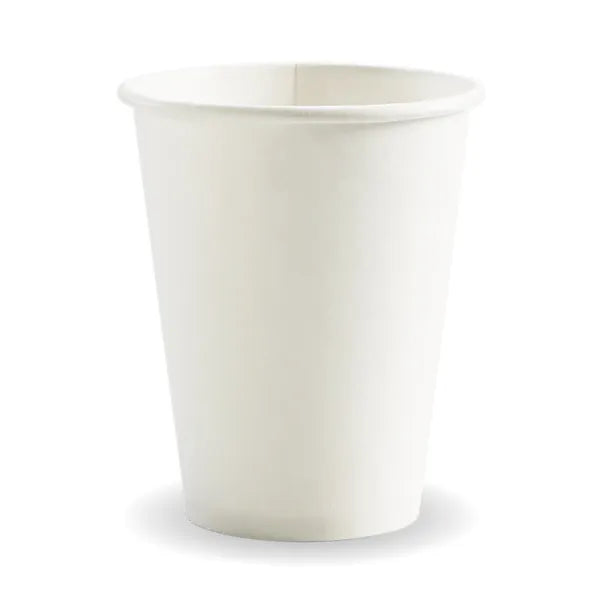 390ml (12oz) cup (fits large lids) - white (PHA) [1000 PER CARTON]