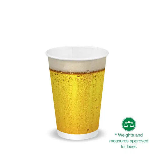 420ml / 14oz (90mm) cold paper cup - beer [1000 PER CARTON]