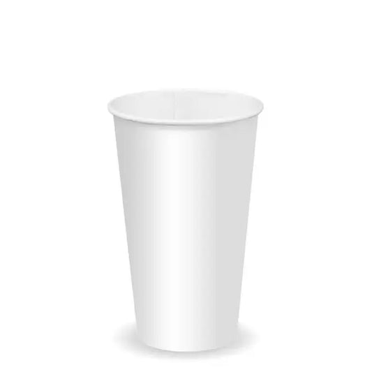 500ml / 16oz (90mm) cold paper cup - white [1000 PER CARTON]