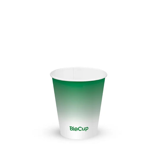 200ml / 6oz (80mm) cold paper cup - green fade [1000 PER CARTON]
