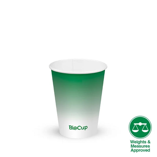 280ml / 8oz (80mm) cold paper cup - green fade [1000 PER CARTON]