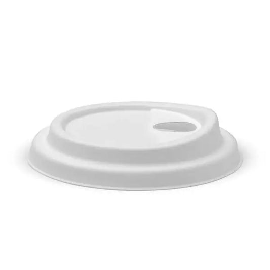 90mm strawlesss pulp biocane - white [1000 PER CARTON]