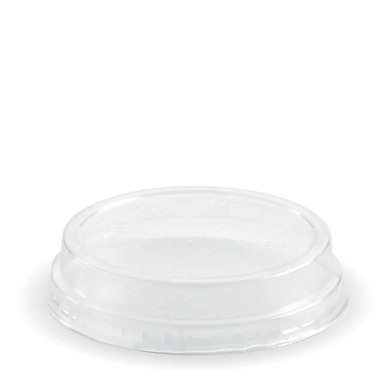 60-280ml cup dome lid with no hole - clear