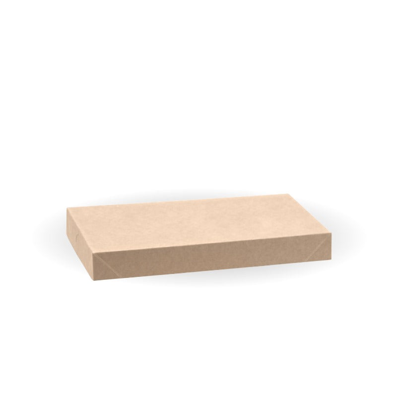 BioBoard Catering Tray Paper Lid - Extra Small - kraft [100 PER CARTON]